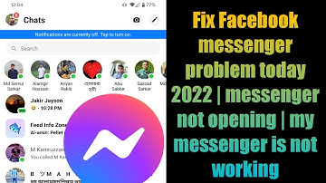 Fix Facebook messenger problem today 2022 | messenger not opening | my messenger is not working