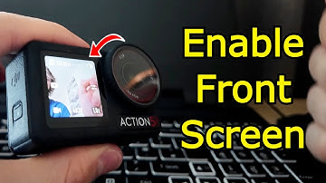 Turn On Front Screen — DJI Action 5 Pro