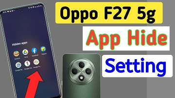 How to hide apps in Oppo f27 5g /Oppo f27 5g app hide/app hide setting