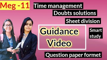 Guidance Video of meg-11 ..American novel..time division,sheet division, management , Smart study..