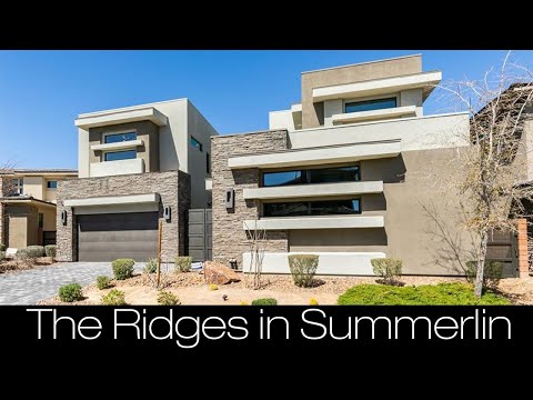 Luxury Modern home in Guard Gated Community within The Ridges at Summerlin!