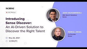 Introducing Sense Discover  An AI Driven Solution to Discover the Right Talent
