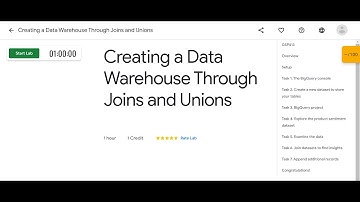 Creating a Data Warehouse Through Joins and Unions | Google Cloud Arcade Facilitator Program 2023