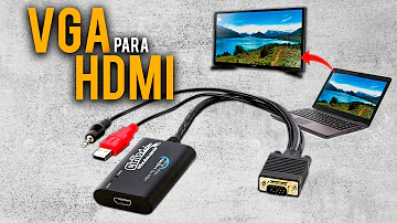 Para que serve um conversor de VGA para HDMI?