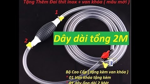 Dụng cụ bơm hút rượu xăng dầu chất lỏng bóp tay,ống hút xăng dầu chất lỏng dây dài 1.5M kèm van khóa