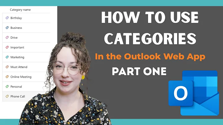 Outlook Web App: How to Use Categories to Organize Emails (2025 Tutorial) - Part One