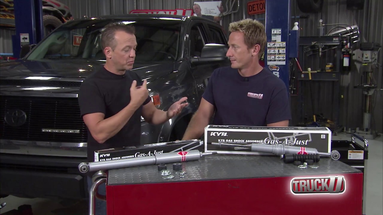 KYB Gas-a-just Shocks and Struts on Truck U 