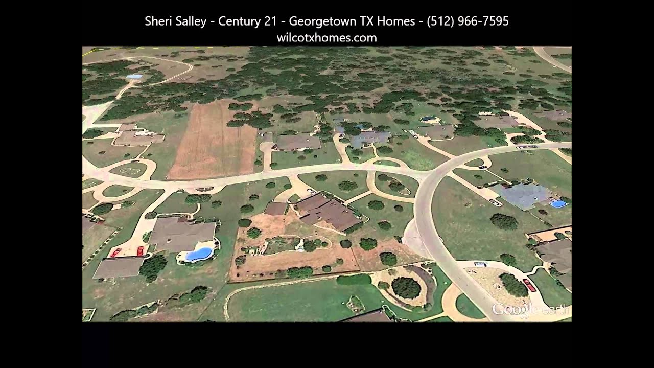 Woods n Westlake Subdivisions, Georgetown TX FlyBy Video