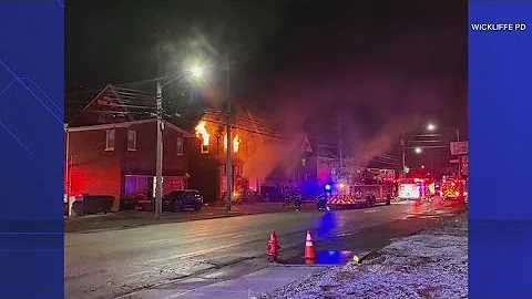 4 families displaced after apartment fire in Wickliffe