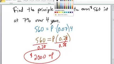 21  Intro to Simple Interest and Exact and Ordinary Interest