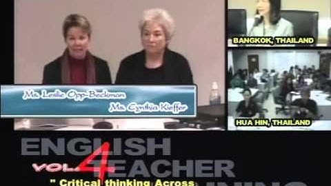 Critical thinking across the Language Curriculum Part 2