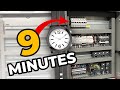Electrical control panel wiring in 9 minutes with knx