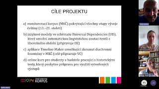 Martin Stluka, Václav Cvrček: HiČKoK: historie češtiny v korpusovém kontinuu (29. 4. 2024)