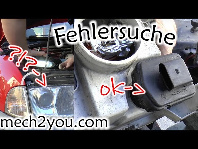 🛠️ Leuchtweitenregulierung reparieren, Leuchtweitenregulierung defekt, DIY Auto