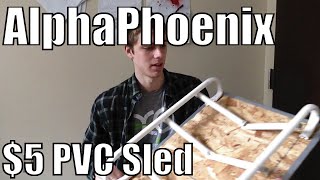 The $5 PVC DIY Sled On a snow day at NCSU, I built a sled out of PVC I had laying around for another project. Ended up with a better sled than you could
