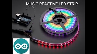 Arduino control music reactive LED strip || easy trick