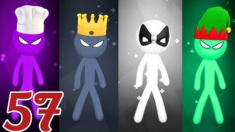 Stickman Party 1234 Player - Gameplay Walkthrough Part 57 - Tournament Mode (iOS, Android)