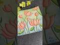 Lotus Painting Reveal | Satisfying Watercolor Art Finish | #shorts #youtubeshorts