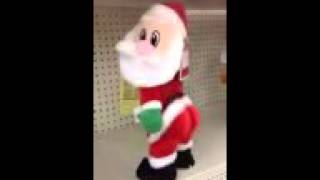 Santa claus bailando ginza