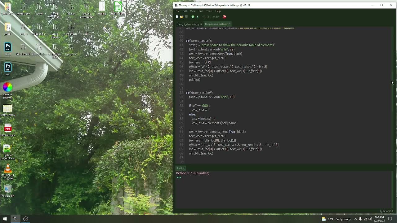 Displaying The Periodic Table of Elements in Python / Pygame - YouTube