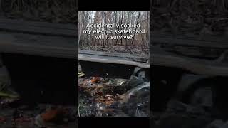 I Accidentally Soaked My Electric Skateboard In Water