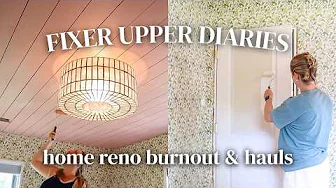 HOME RENOVATION BURNOUT 🏠🛠️ | completing DIY projects & *finally* making progress in our house
