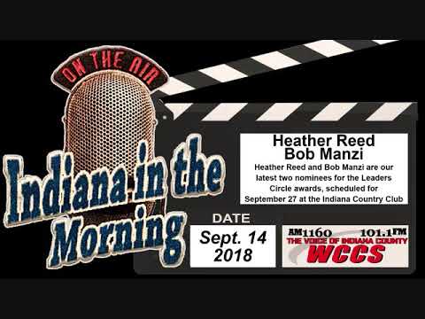 Indiana in the Morning Interview: Heather Reed and Bob Manzi (9-14-18)