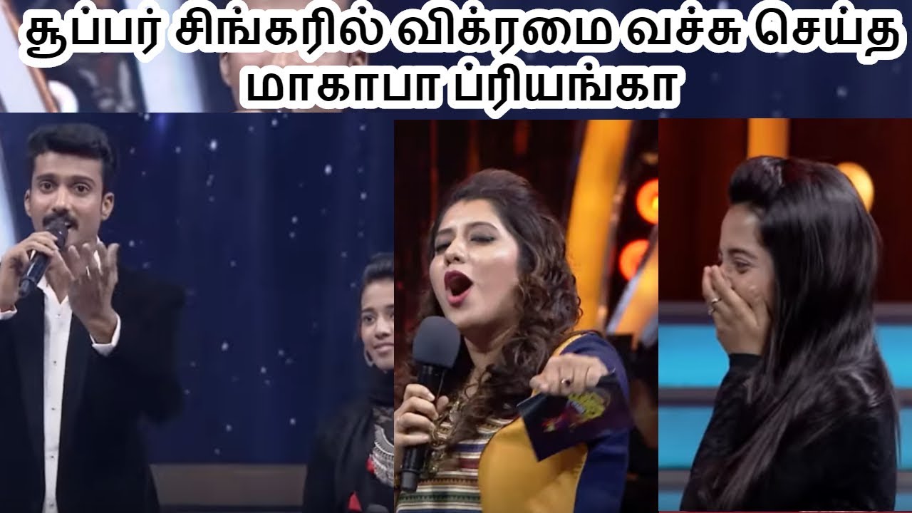 Super singer 7 / Priyanka vs vikram / Funny Moments / makapa vs priyanka -  YouTube