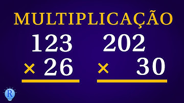 Algoritmo da multiplicação | Como fazer a multiplicação