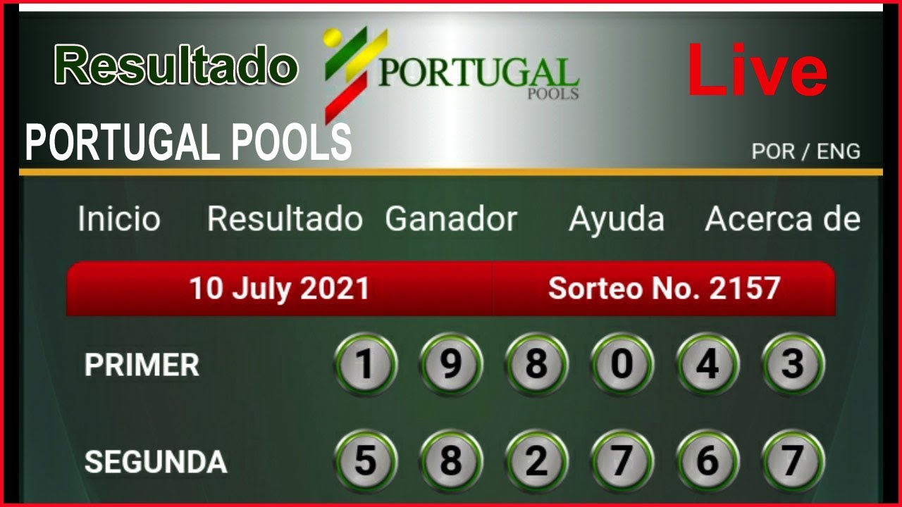 PORTUGAL POOLS LIVE DRAW RESULT LIVE DRAW TOGEL PORTUGAL LOTTERY
