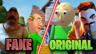 НАГЛЫЕ ПАРОДИИ НА ИГРЫ! || HELLO NEIGHBOR, BALDI!