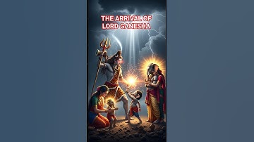 The Divine Birth of GANESHA| The Arrival of Lord GANESHA #ganesh #ganeshchaturthi #shiv #shorts #ai