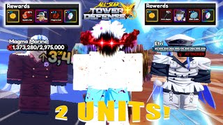 OP! Killua SPEED RUNS Trials 1 & 2 (2 Units Solo Gameplay) | ASTD X (Roblox)