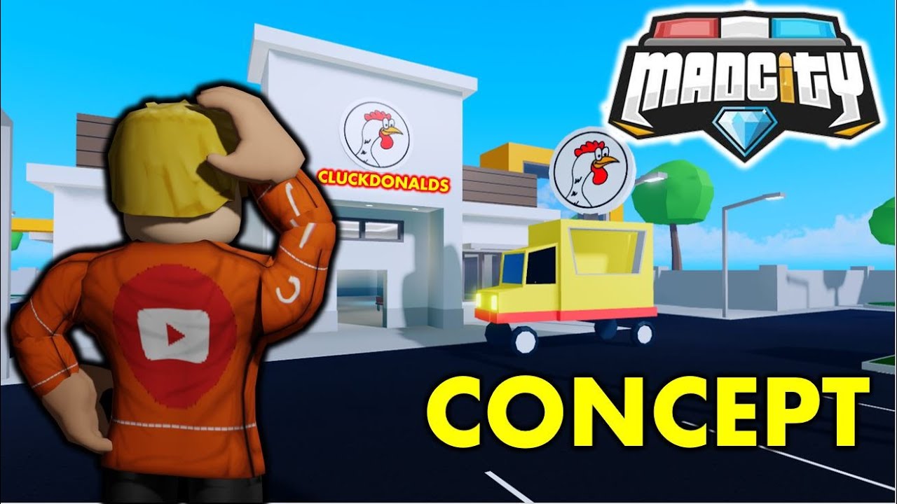 Mad City Cluckdonalds Revamp Concept Youtube - sketch roblox mad city cluckdonalds