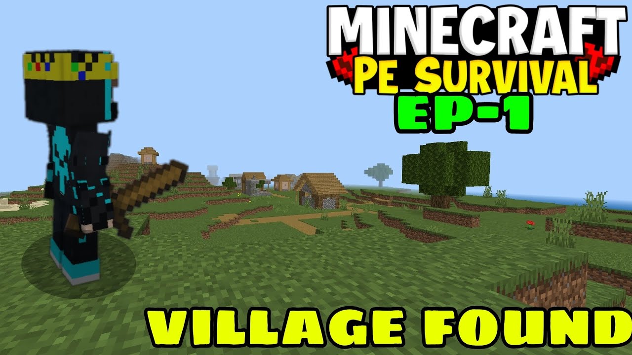 I Found Village In Minecraft survival || Survival series Ep-1|| - YouTube