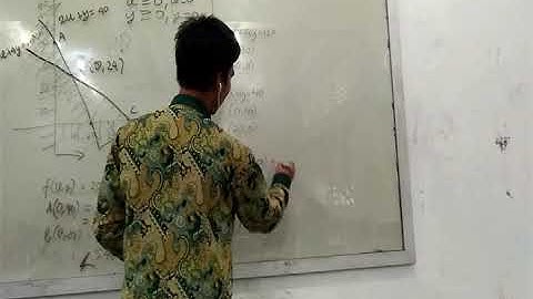 Contoh Soal dan Pembahasan Program Linier dengan Metode Grafik