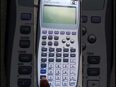 Hp 39gs calculator getting started