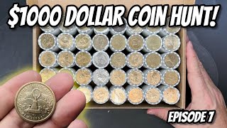 First $1000 Dollar Coin Roll Hunt of 2024 - Hunt and Album Fill Challenge Continues - Ep 7
