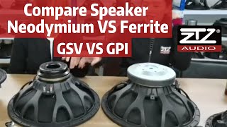 Magnet Ferrite VS Magnet Neodymium in Speakers! Which one is the perfect speaker?
