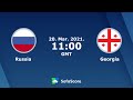 Rugby EU 21 Russia vs Georgia full game 1 half