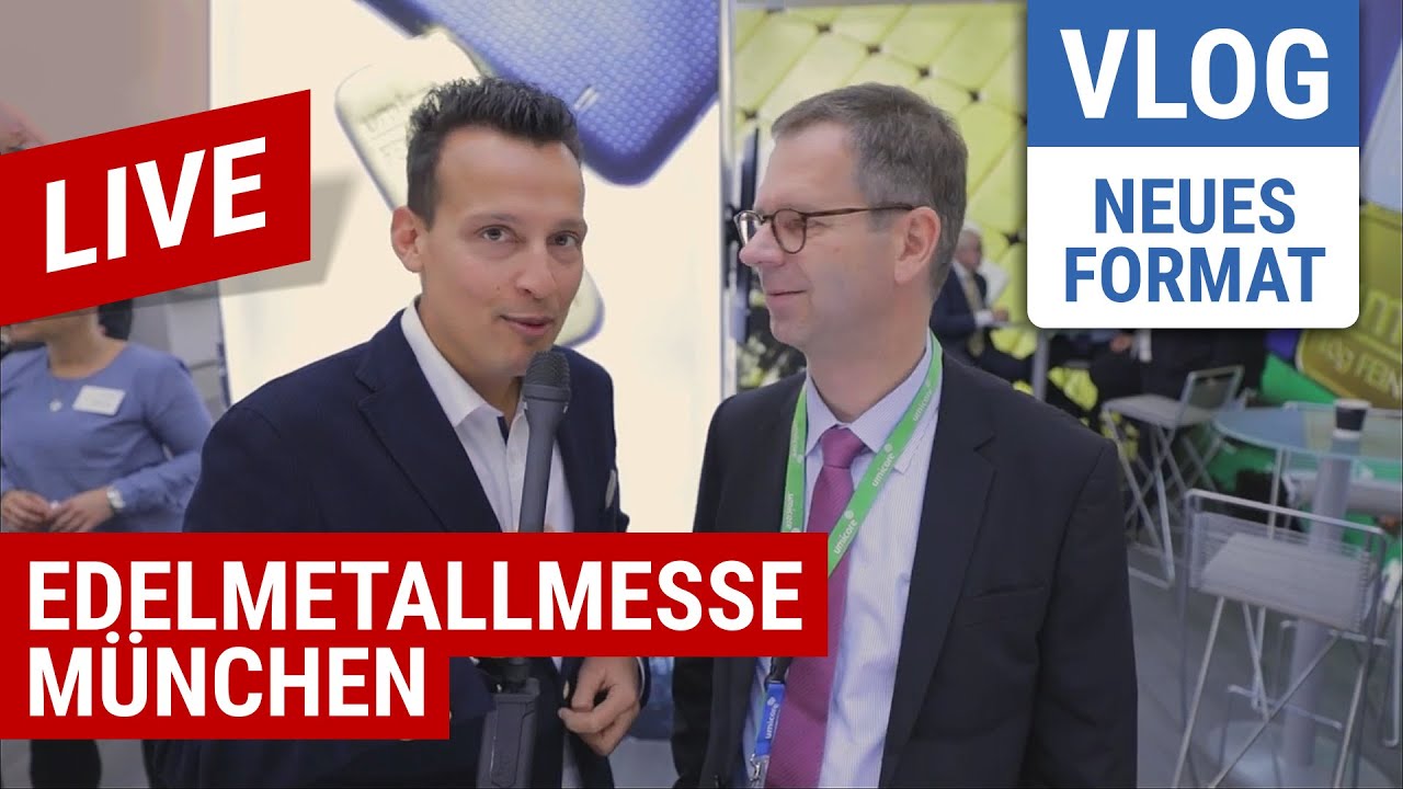 Vlog Interviews Vortrage Und Neue Produkte Edelmetallmesse Live Youtube