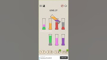 Water sort puzzle game level 27 #shorts #games #crazyshooter