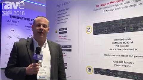 ISE 2018 Kramer Reveals the VS 88UT Integrated Presentation System