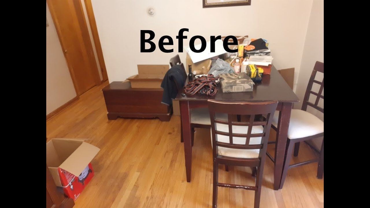 Table Declutter My Hardest Declutter Yet! Decluttering a Table and Children's Things ...