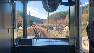 [前面展望]JR高山本線渚駅 から久々野駅