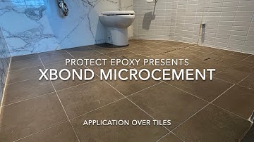 How-to do microcement over tiles