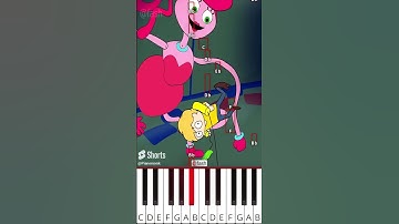 Pro Player vs. Mommy Long Legs (@fash) Poppy Playtime 3 Animation - Octave Piano Tutorial