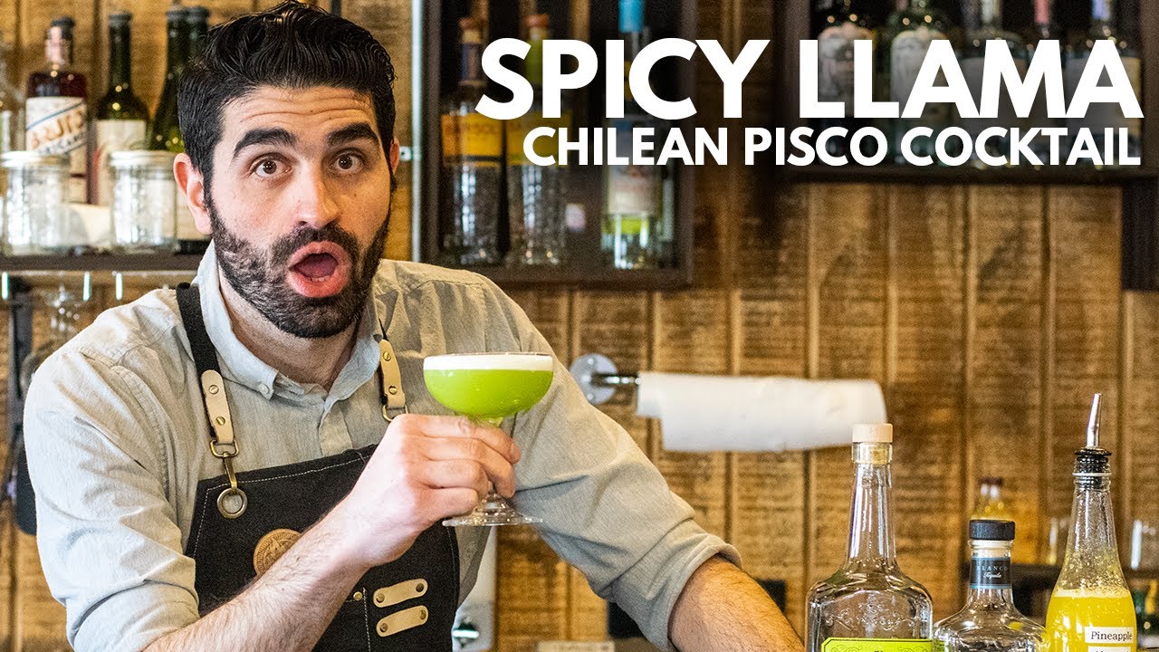The Spicy Llama | AMAZING Chilean Pisco Cocktail