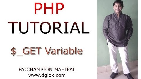 Learn PHP Tutorial 33 URL Rewriting and using GET Gobal Variable