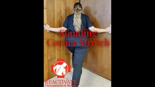 Standing Corner Stretch